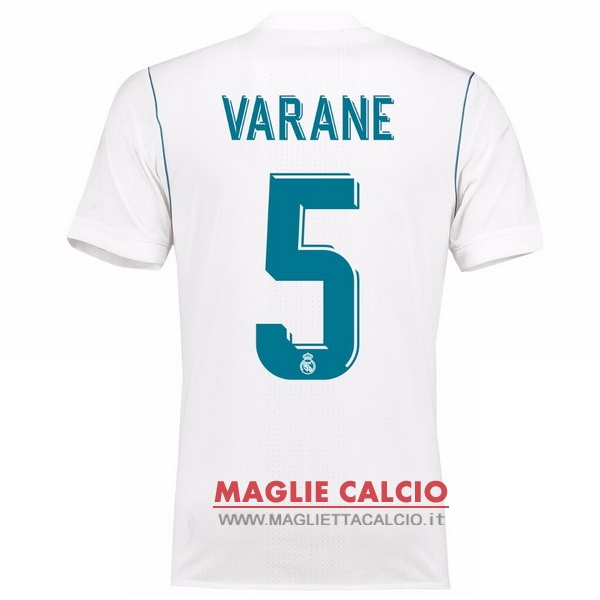 maglietta real madrid 2017-2018 varane 5 prima